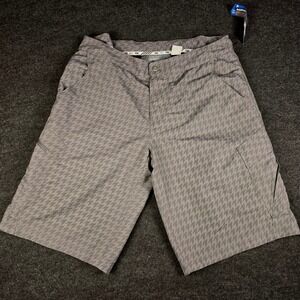 Fox Racing Ranger MTB Shorts Mens 38 Graphite Houndstooth Padded Liner NWT